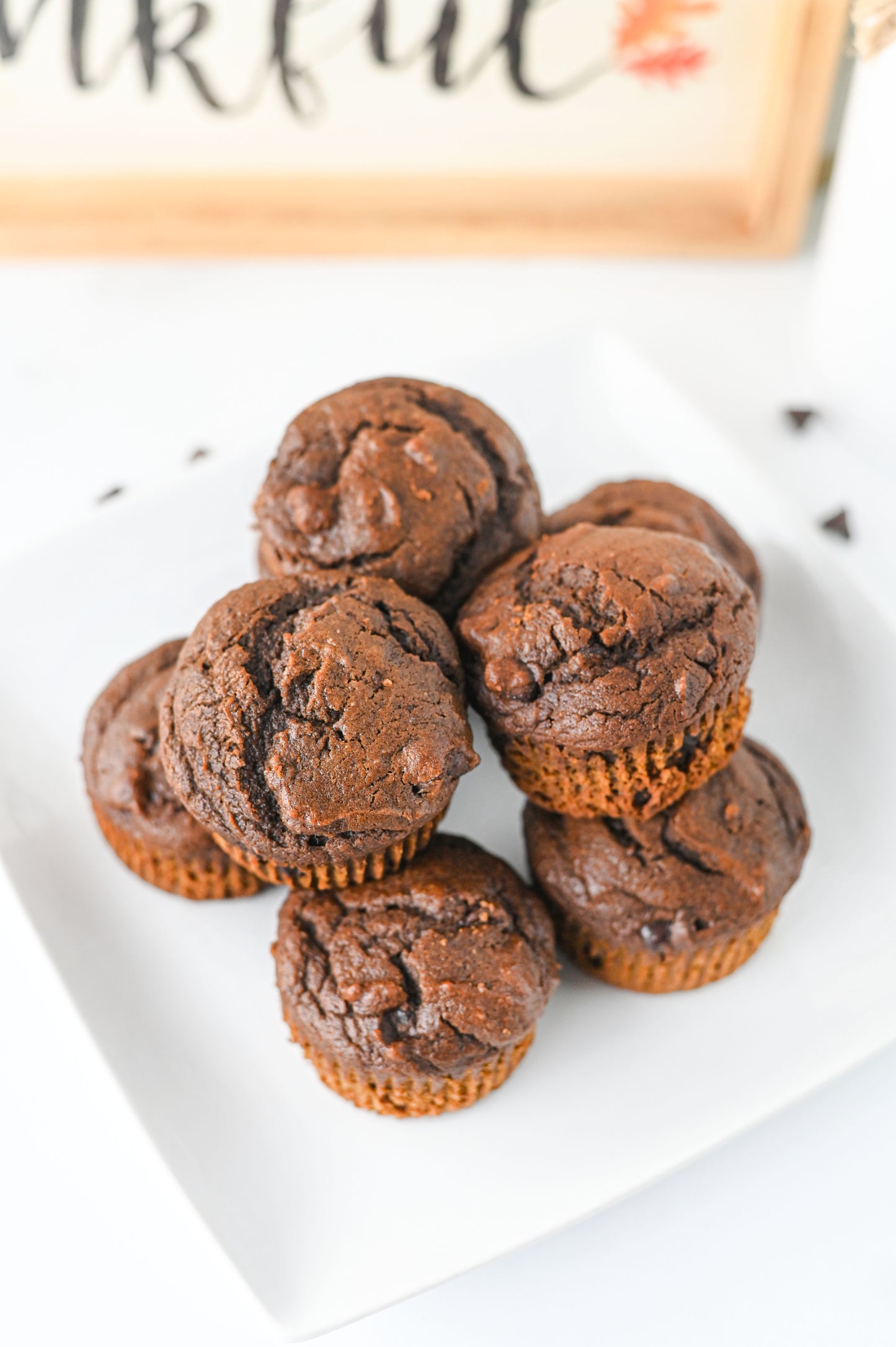 Pumpkin Chocolate Muffins Set #3
