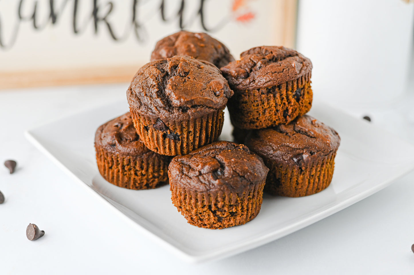 Pumpkin Chocolate Muffins Set #3