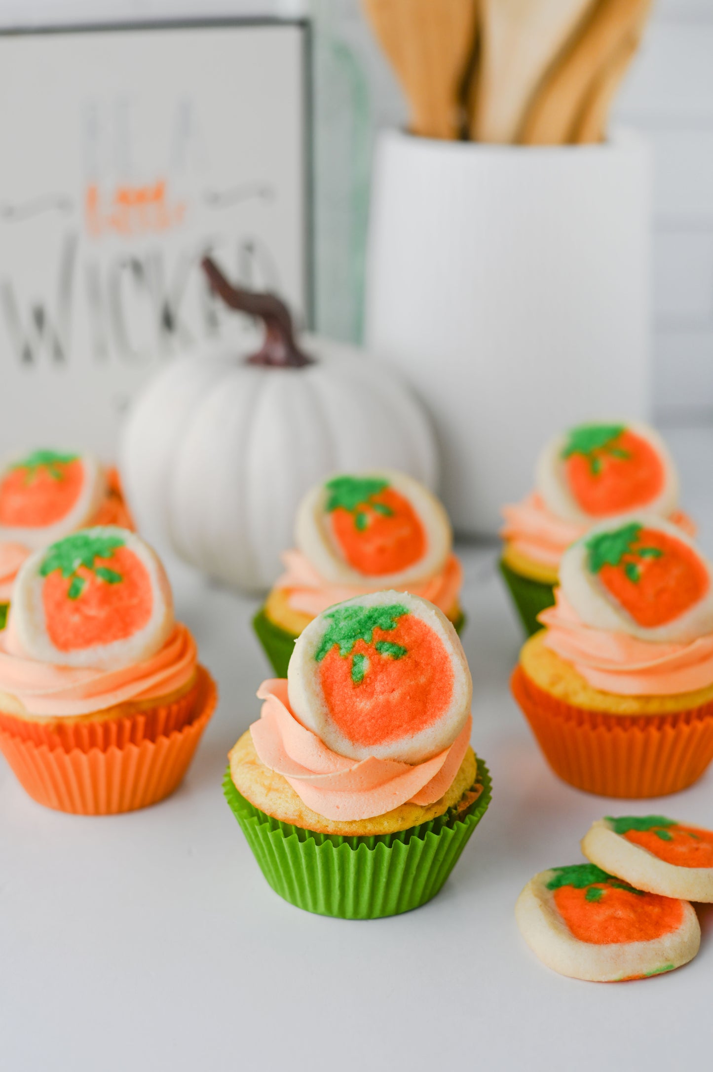 Pillsbury Pumpkin Cookie Cupcakes Set #3