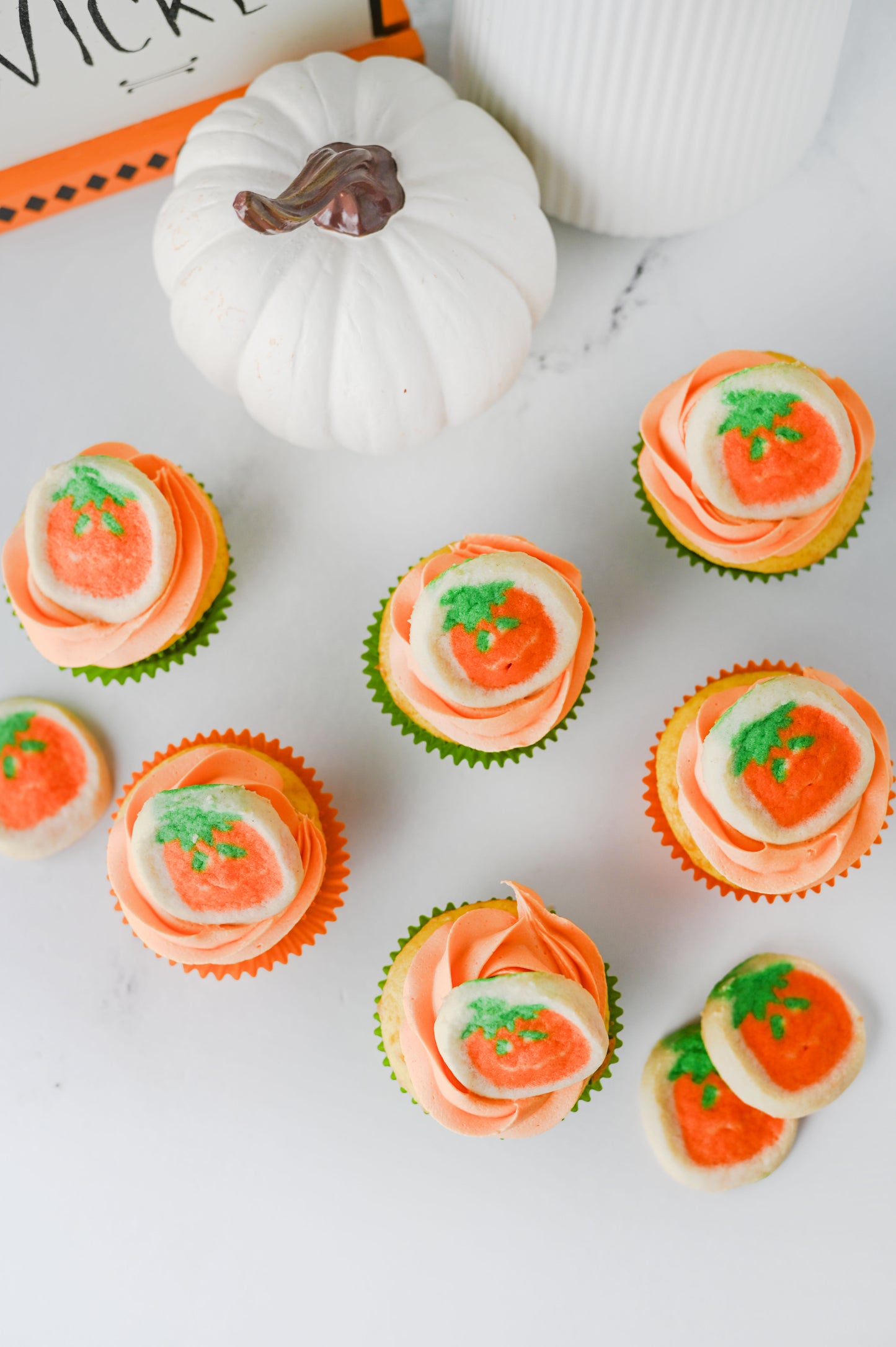 Pillsbury Pumpkin Cookie Cupcakes Set #3