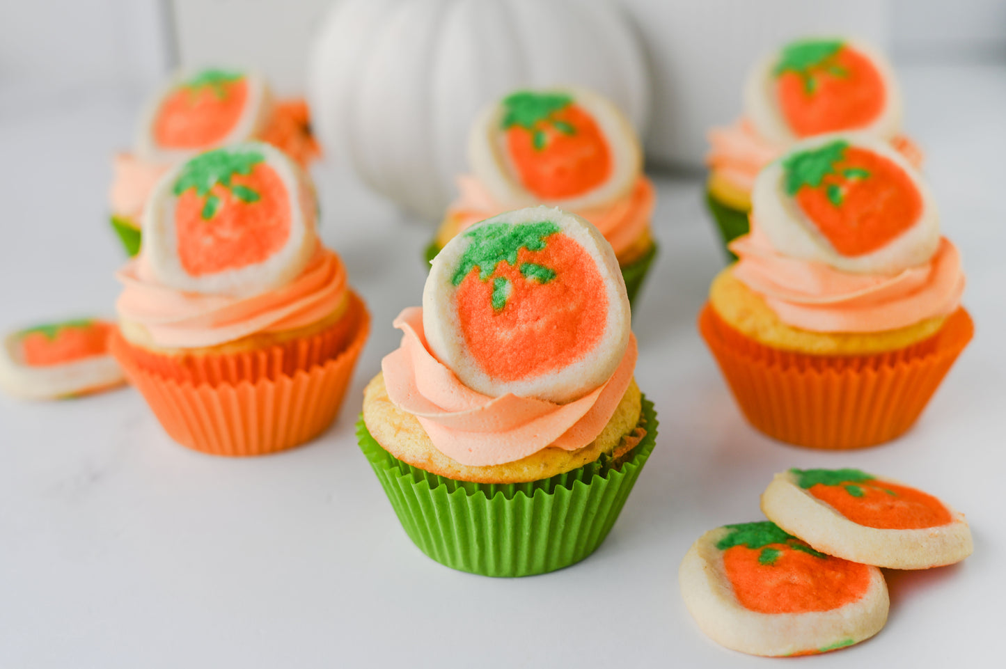 Pillsbury Pumpkin Cookie Cupcakes Set #3