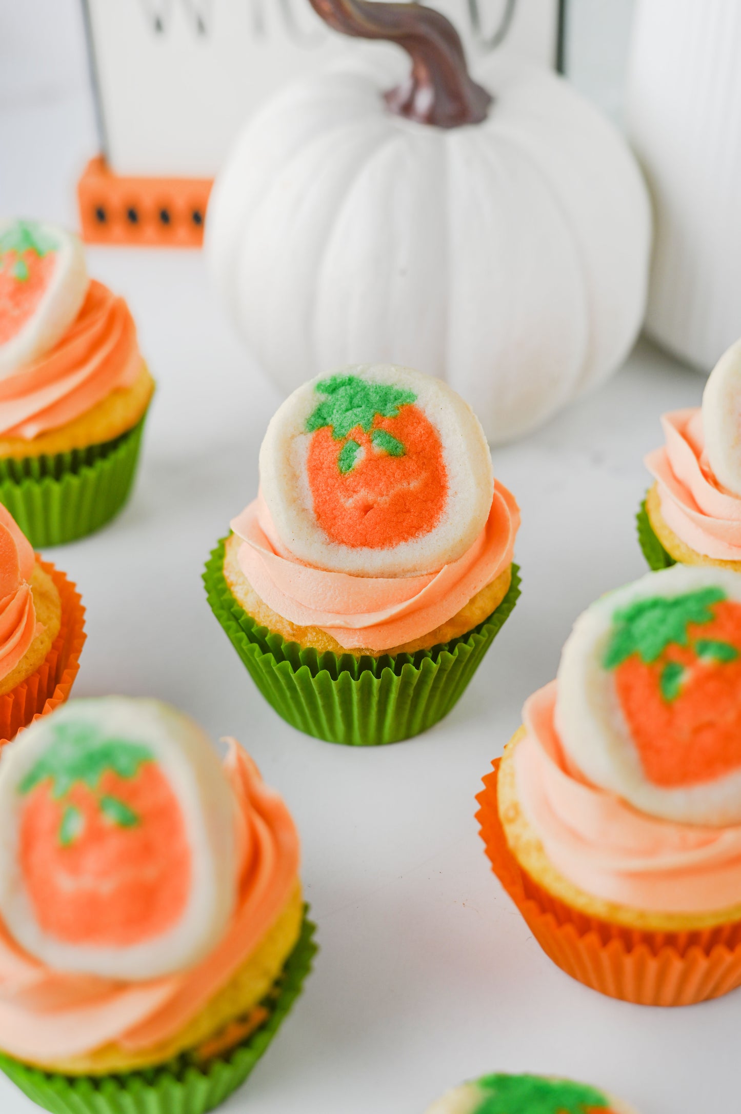 Pillsbury Pumpkin Cookie Cupcakes Set #3