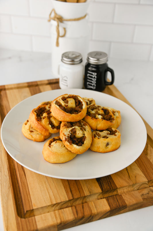 Sausage Cream Cheese Pinwheels Set #3