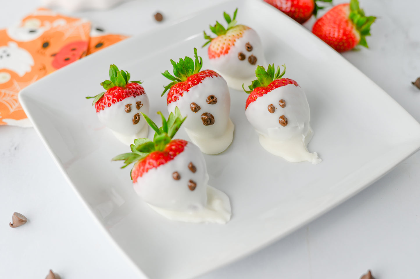 Strawberry Ghosts Set #3