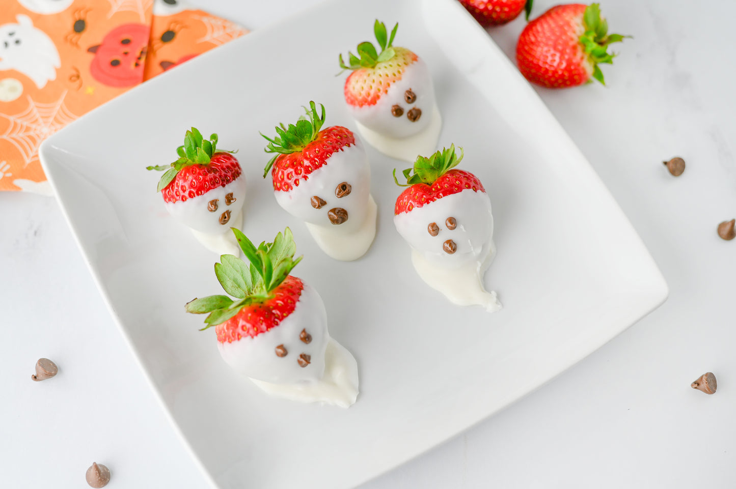 Strawberry Ghosts Set #3