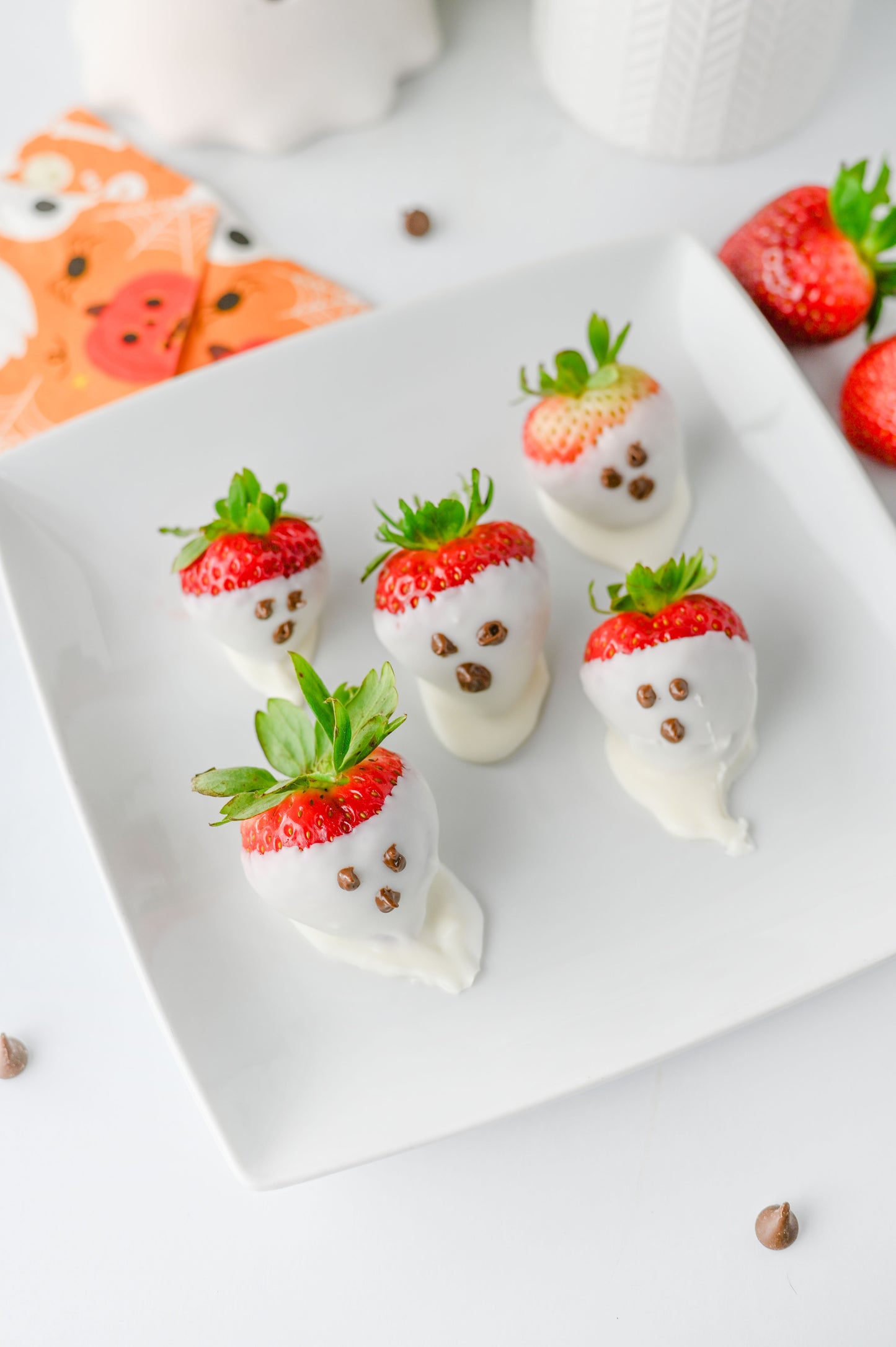 Strawberry Ghosts Set #3