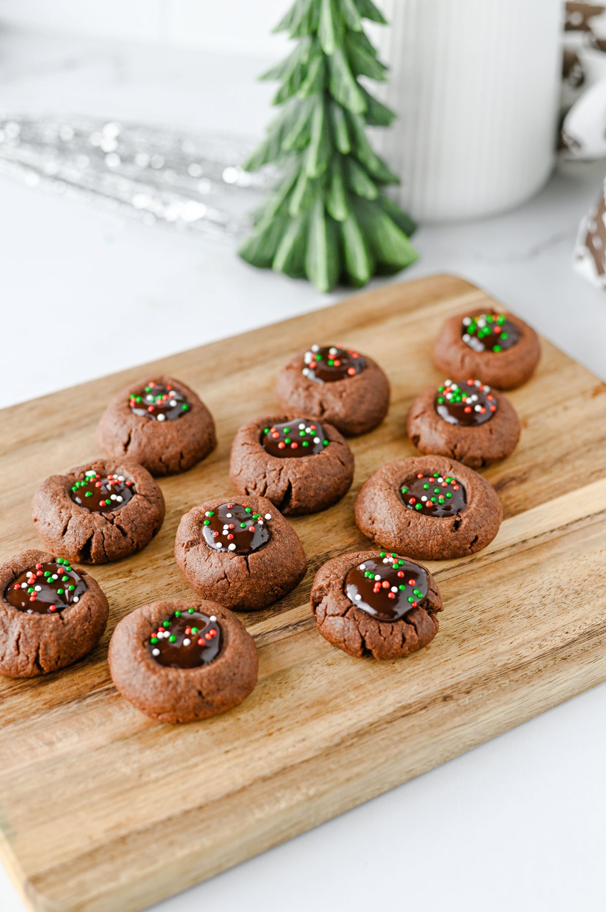 Chocolate Thumbprint Cookies Set #3
