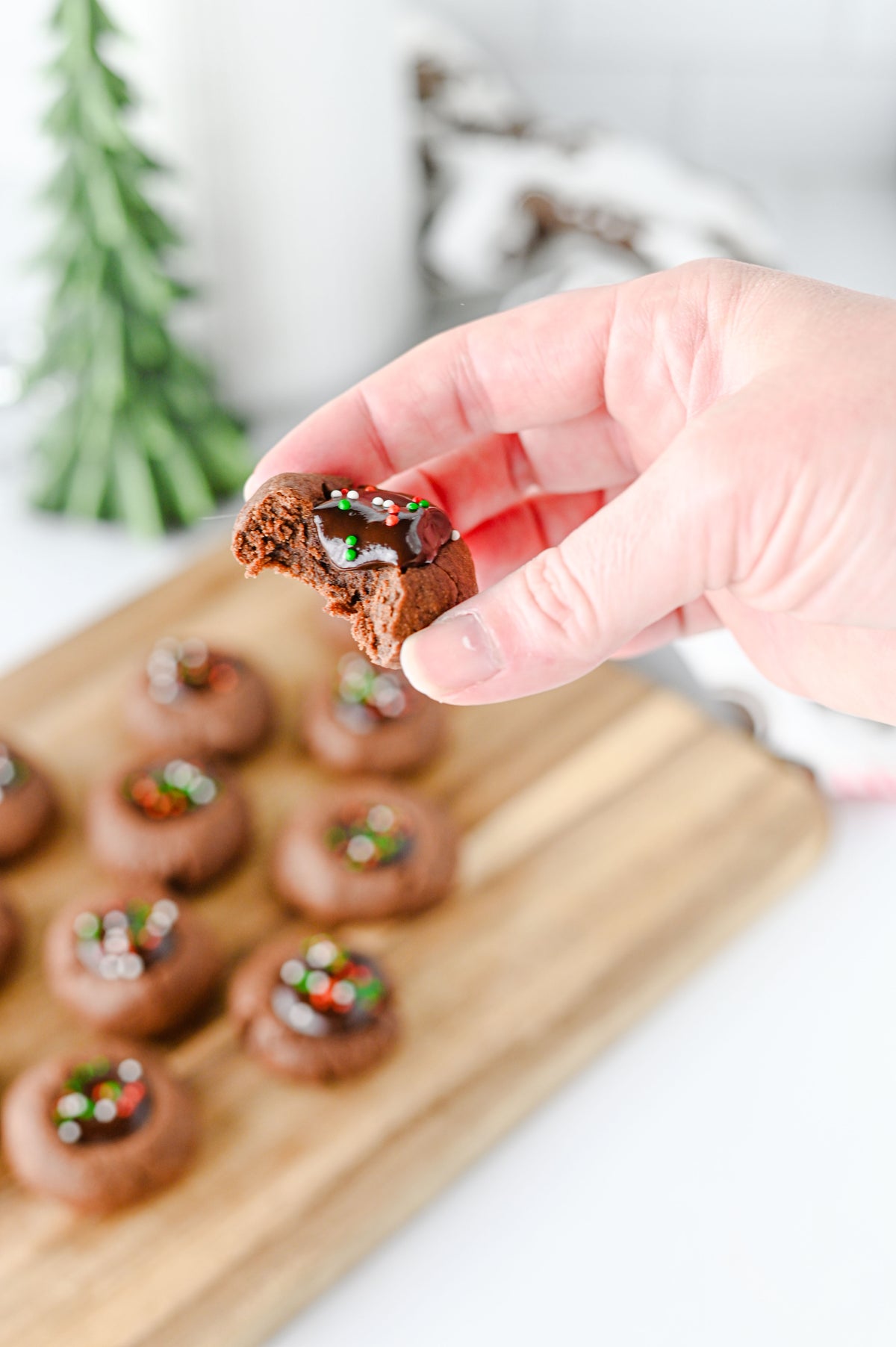 Chocolate Thumbprint Cookies Set #3