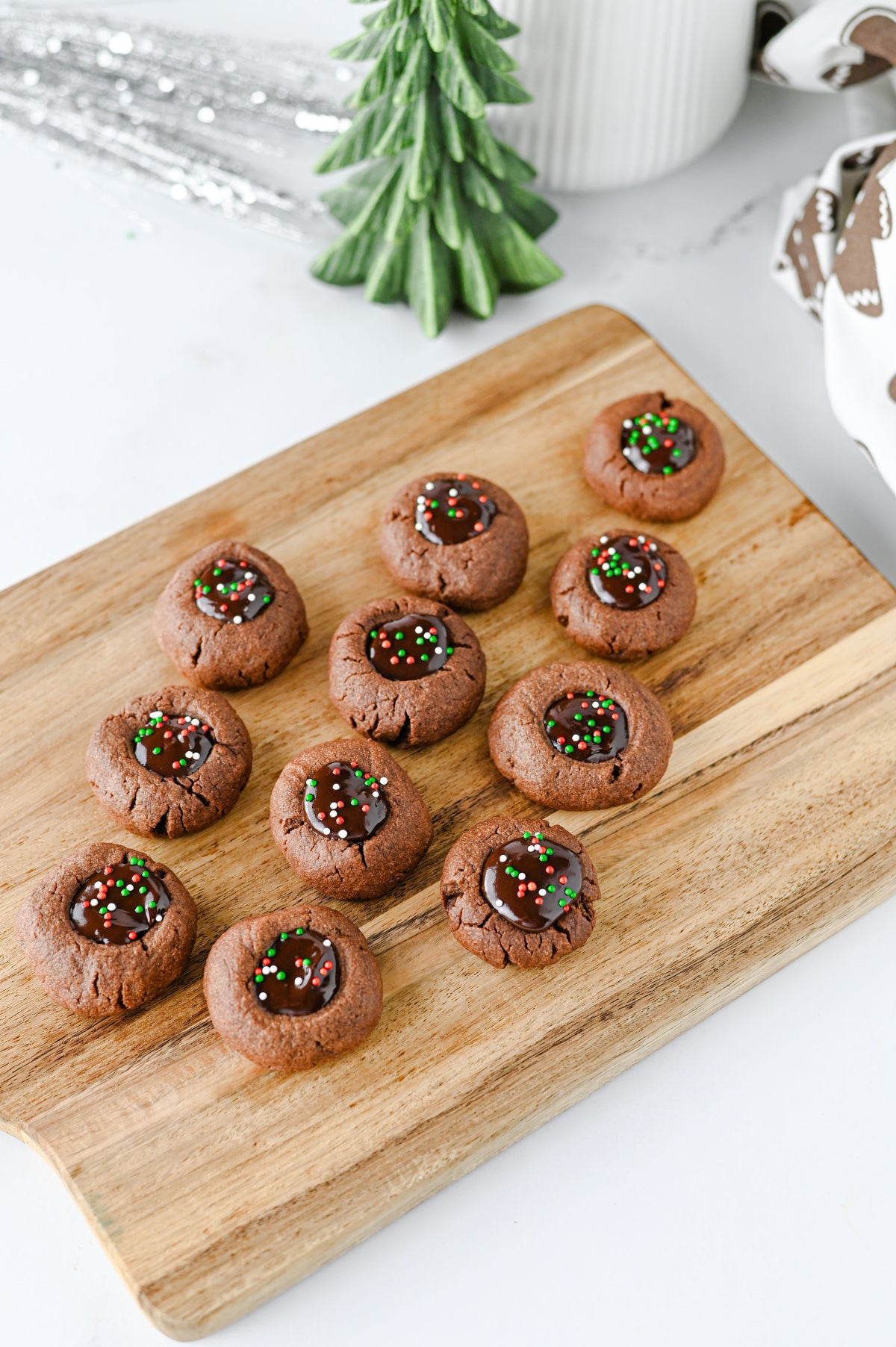 Chocolate Thumbprint Cookies Set #3