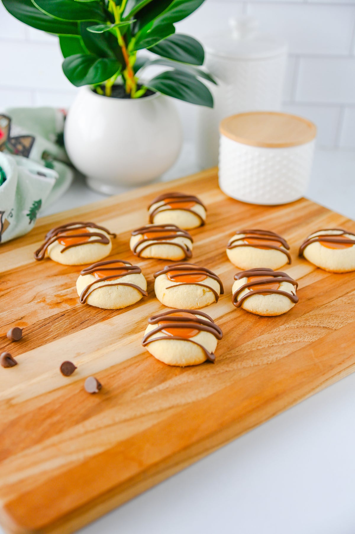 Twix Thumbprint Cookies Set #3
