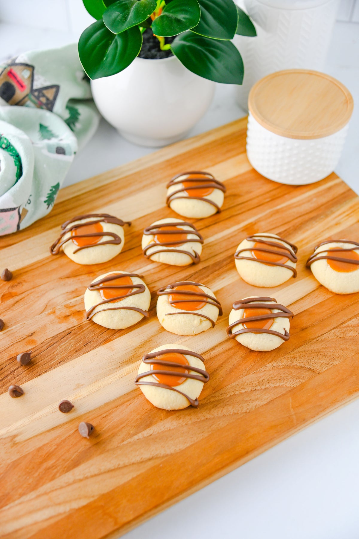 Twix Thumbprint Cookies Set #3