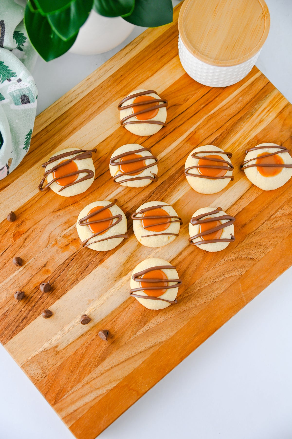 Twix Thumbprint Cookies Set #3