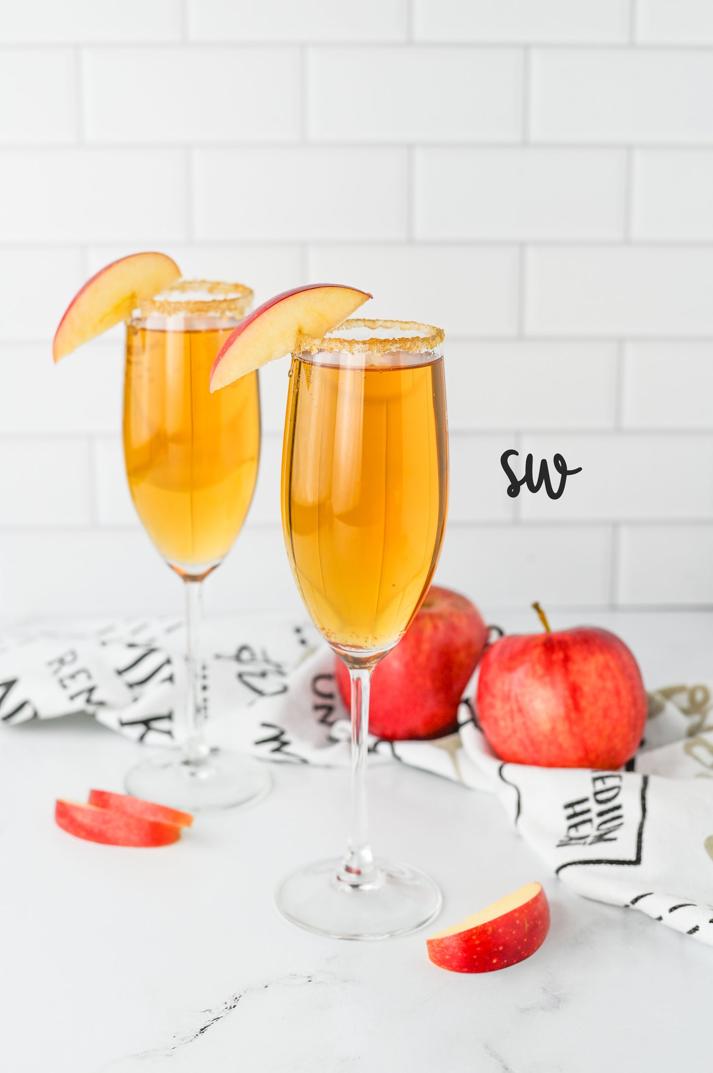 Apple Cider Mimosas Set #4