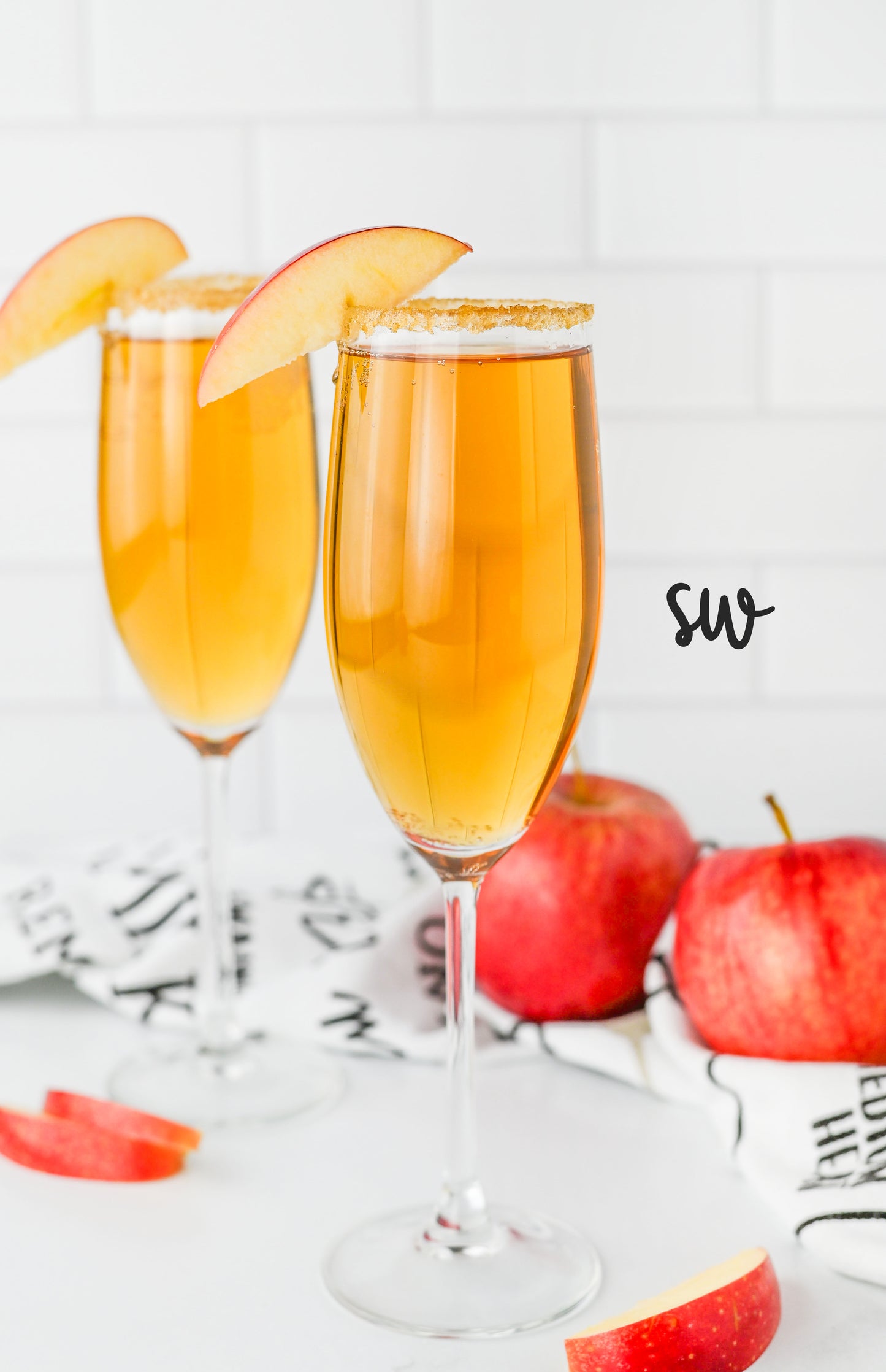 Apple Cider Mimosas Set #4