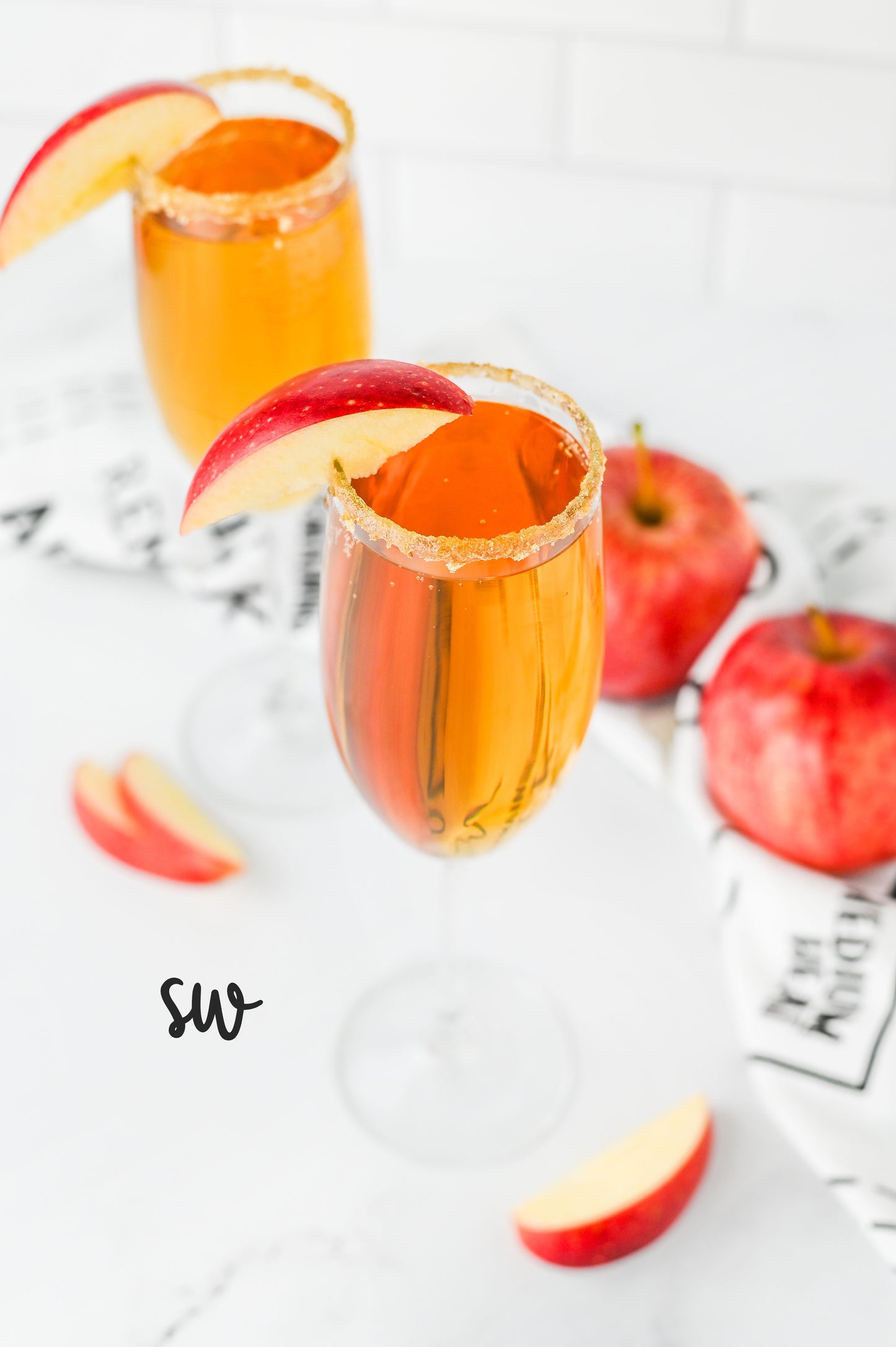 Apple Cider Mimosas Set #4