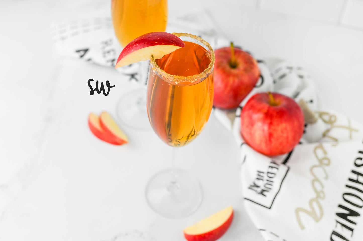 Apple Cider Mimosas Set #4