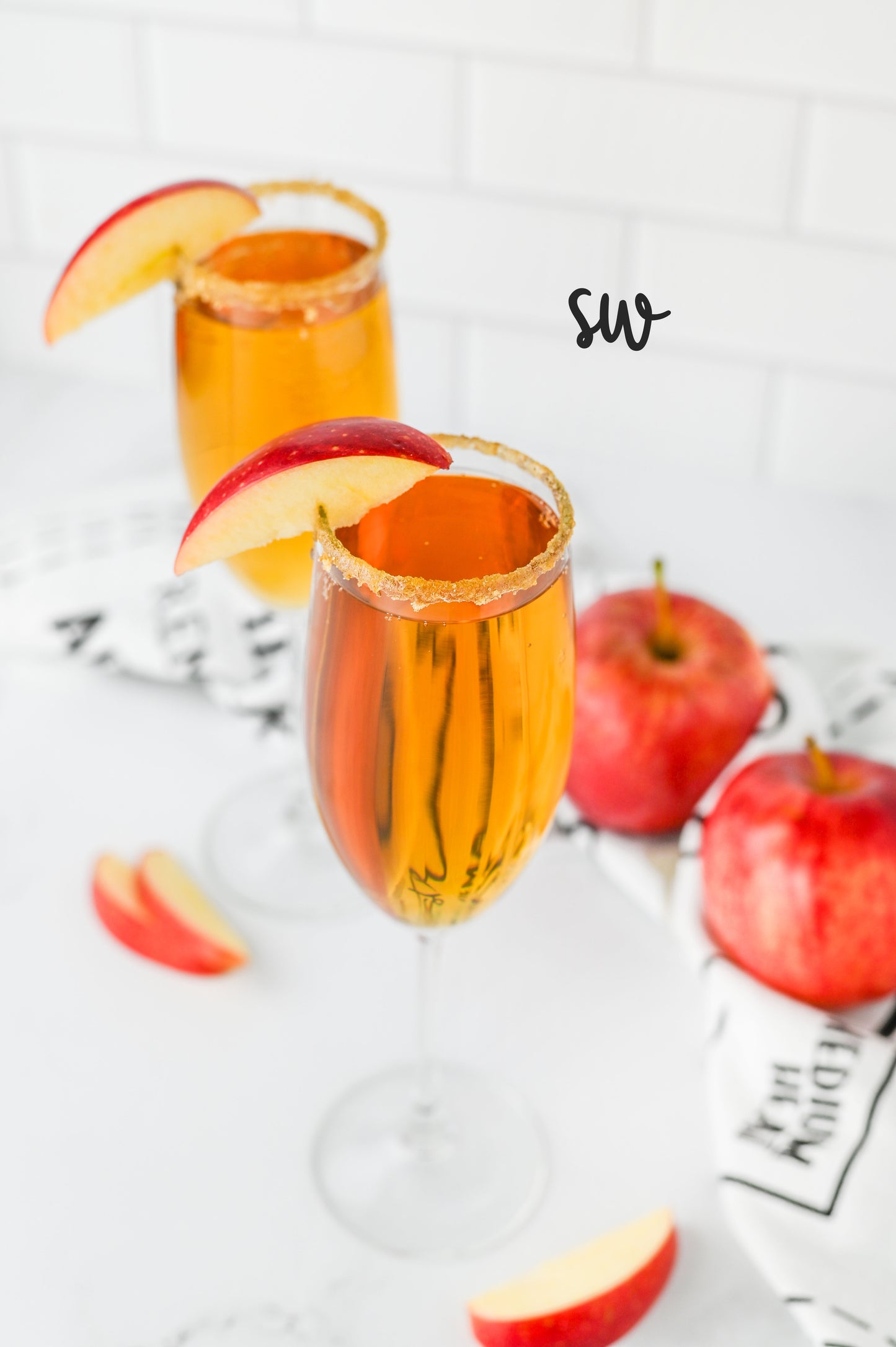 Apple Cider Mimosas Set #4