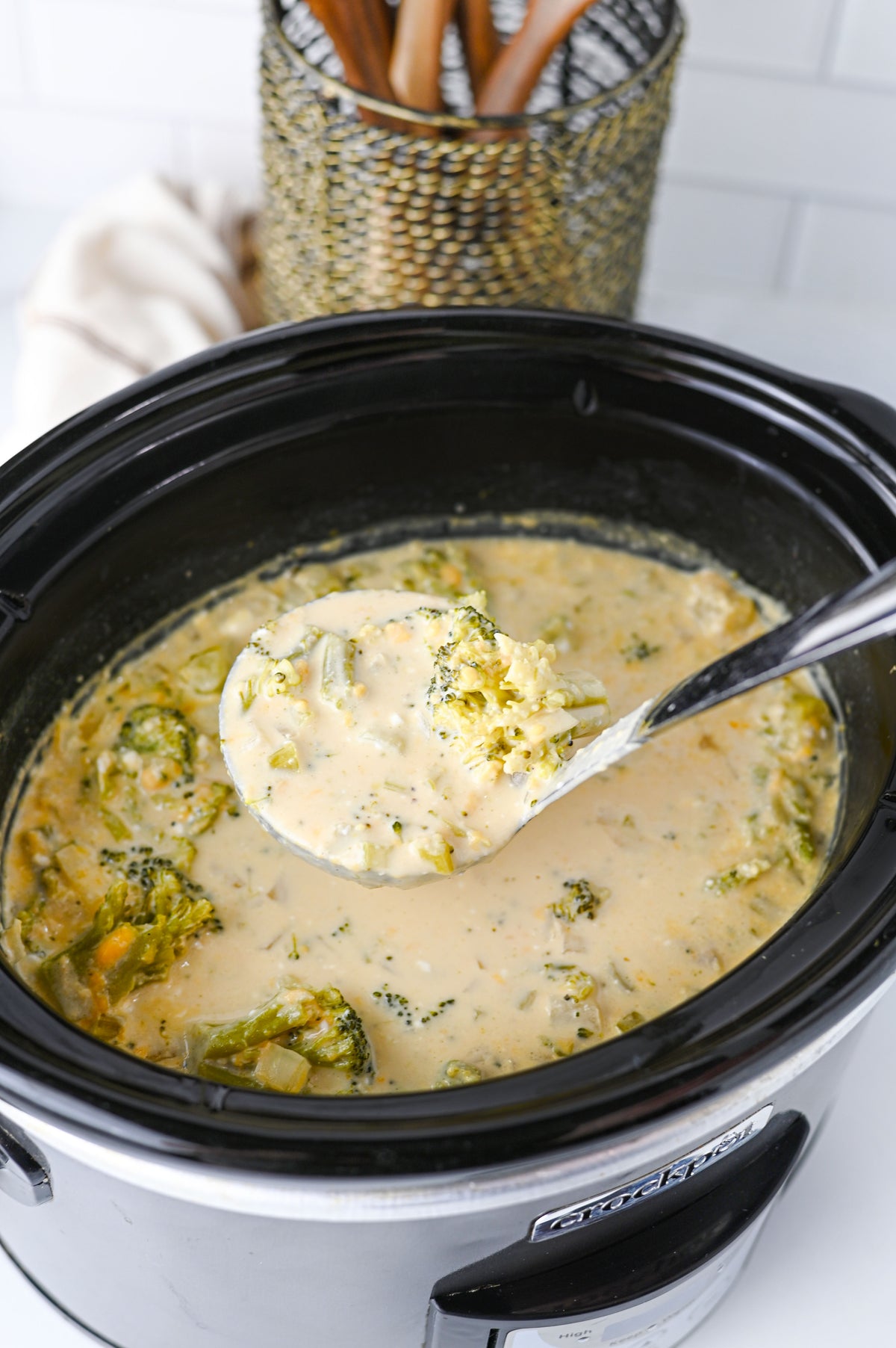 Crock Pot Broccoli Cheddar Soup Set #4
