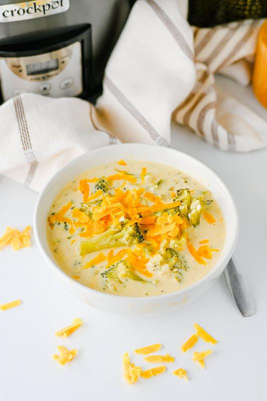 Crock Pot Broccoli Cheddar Soup Set #4