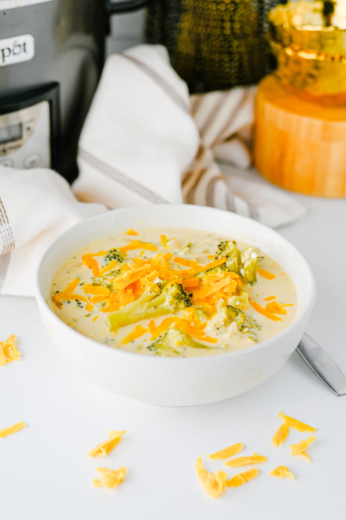 Crock Pot Broccoli Cheddar Soup Set #4