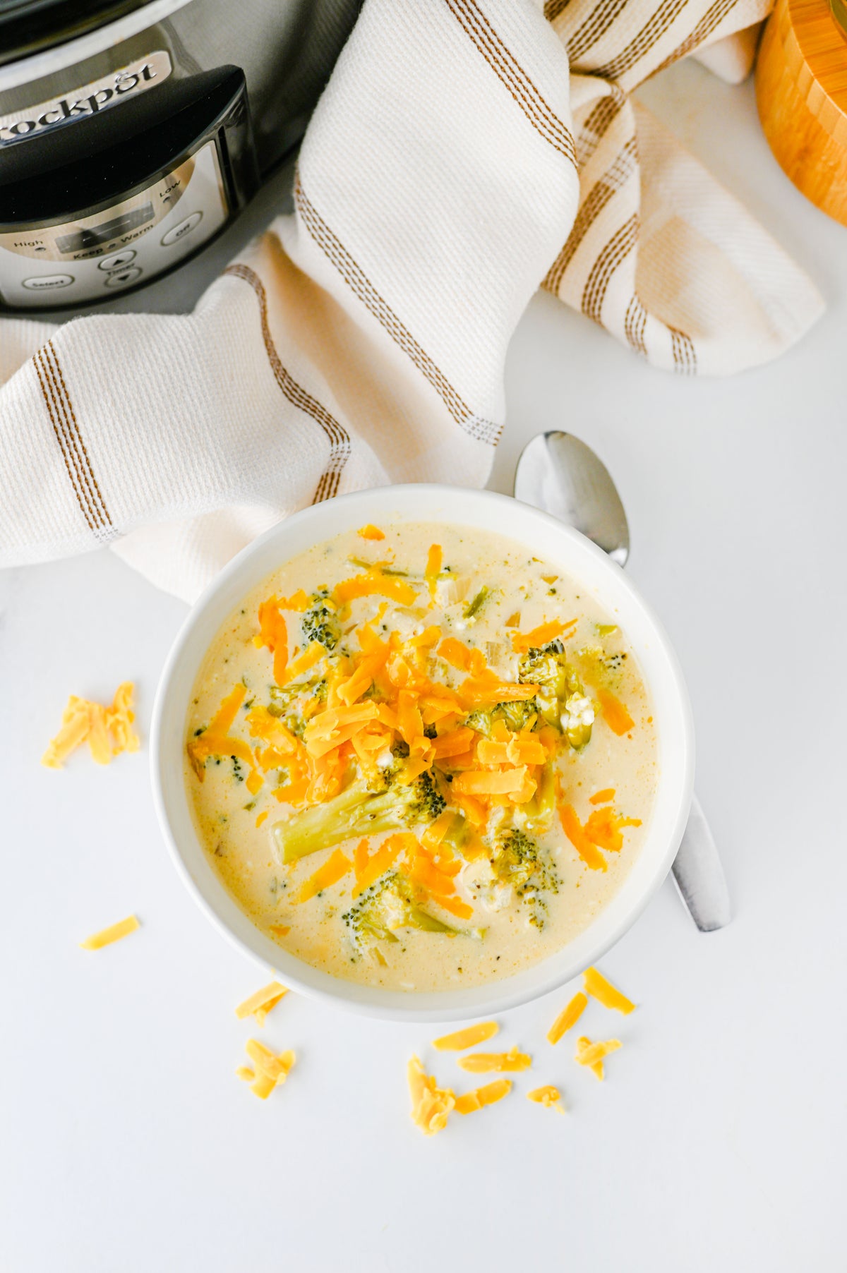 Crock Pot Broccoli Cheddar Soup Set #4