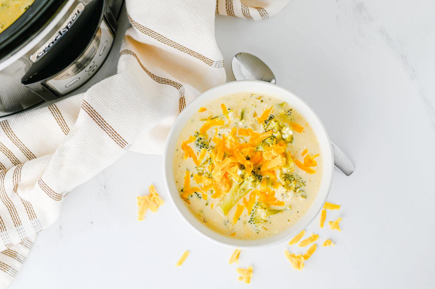 Crock Pot Broccoli Cheddar Soup Set #4