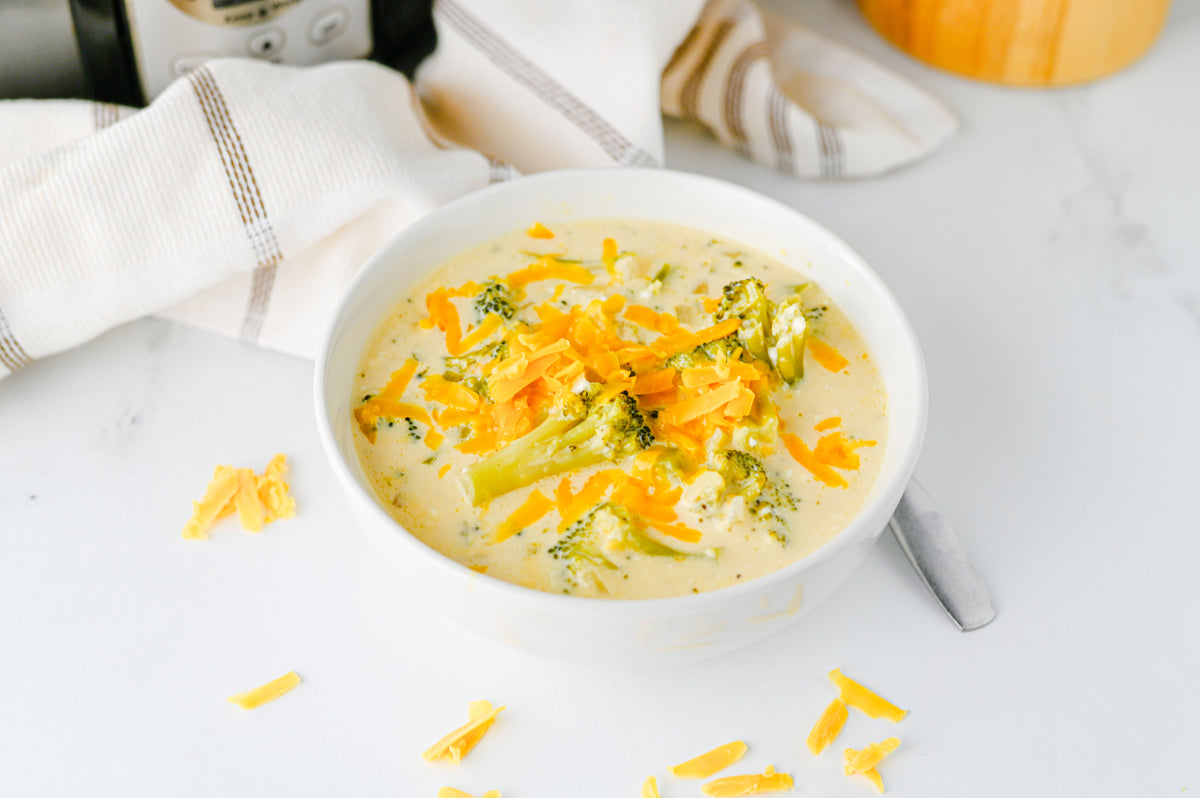 Crock Pot Broccoli Cheddar Soup Set #4