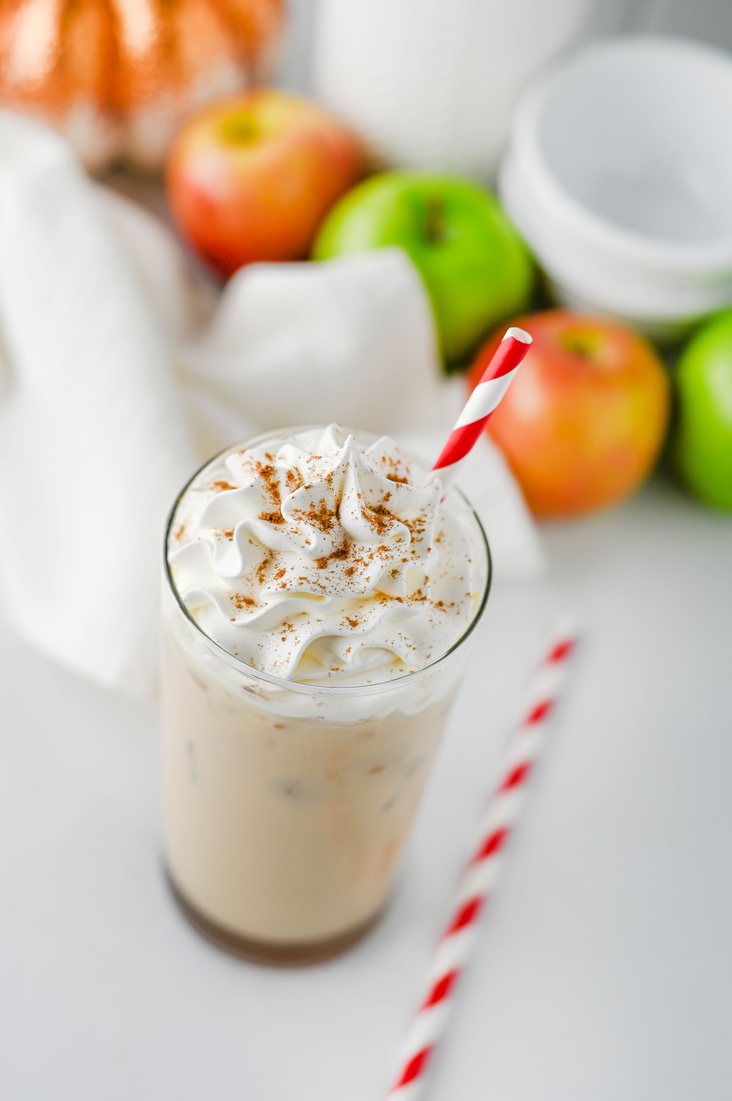 Iced Caramel Apple Cream Latte Set #4
