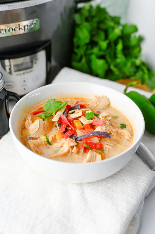 Slow Cooker Chicken Tortilla Soup Set #4