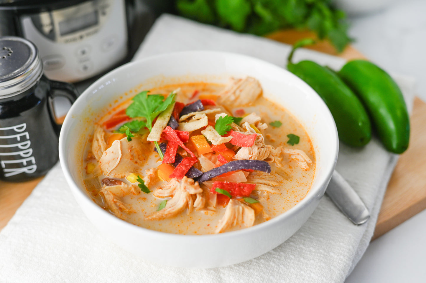 Slow Cooker Chicken Tortilla Soup Set #4