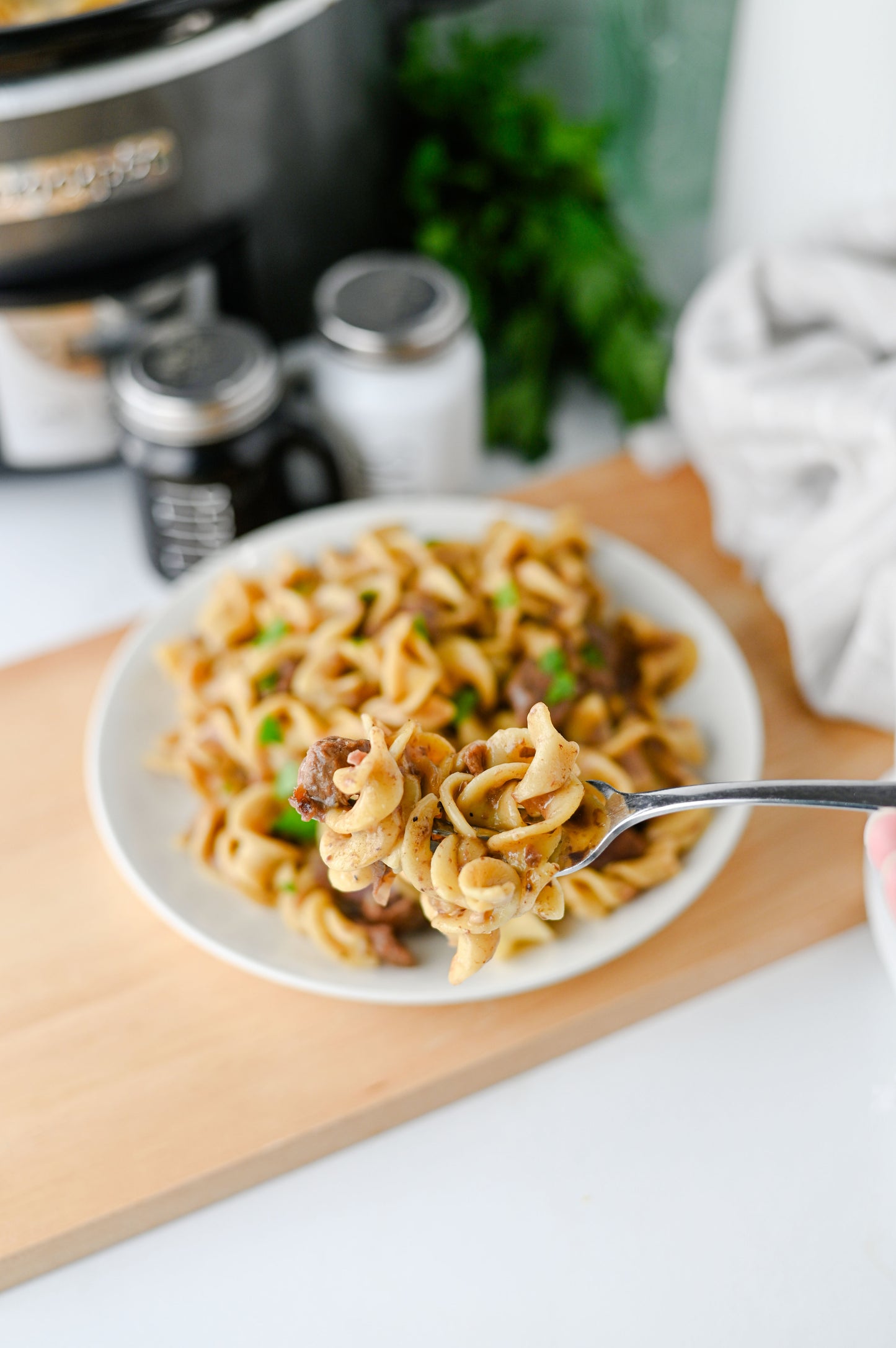 Crock Pot Beef and Noodles Set #4