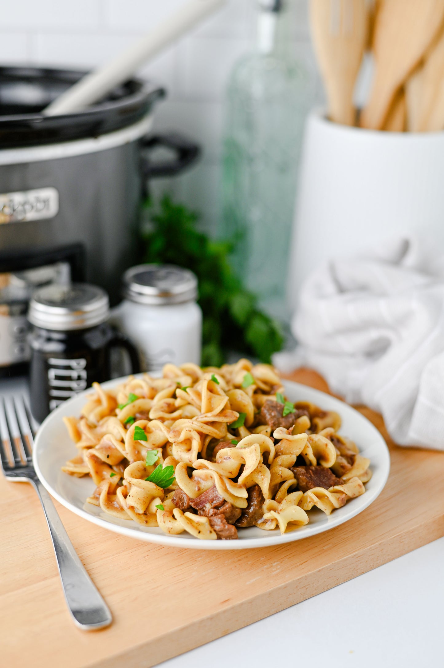 Crock Pot Beef and Noodles Set #4