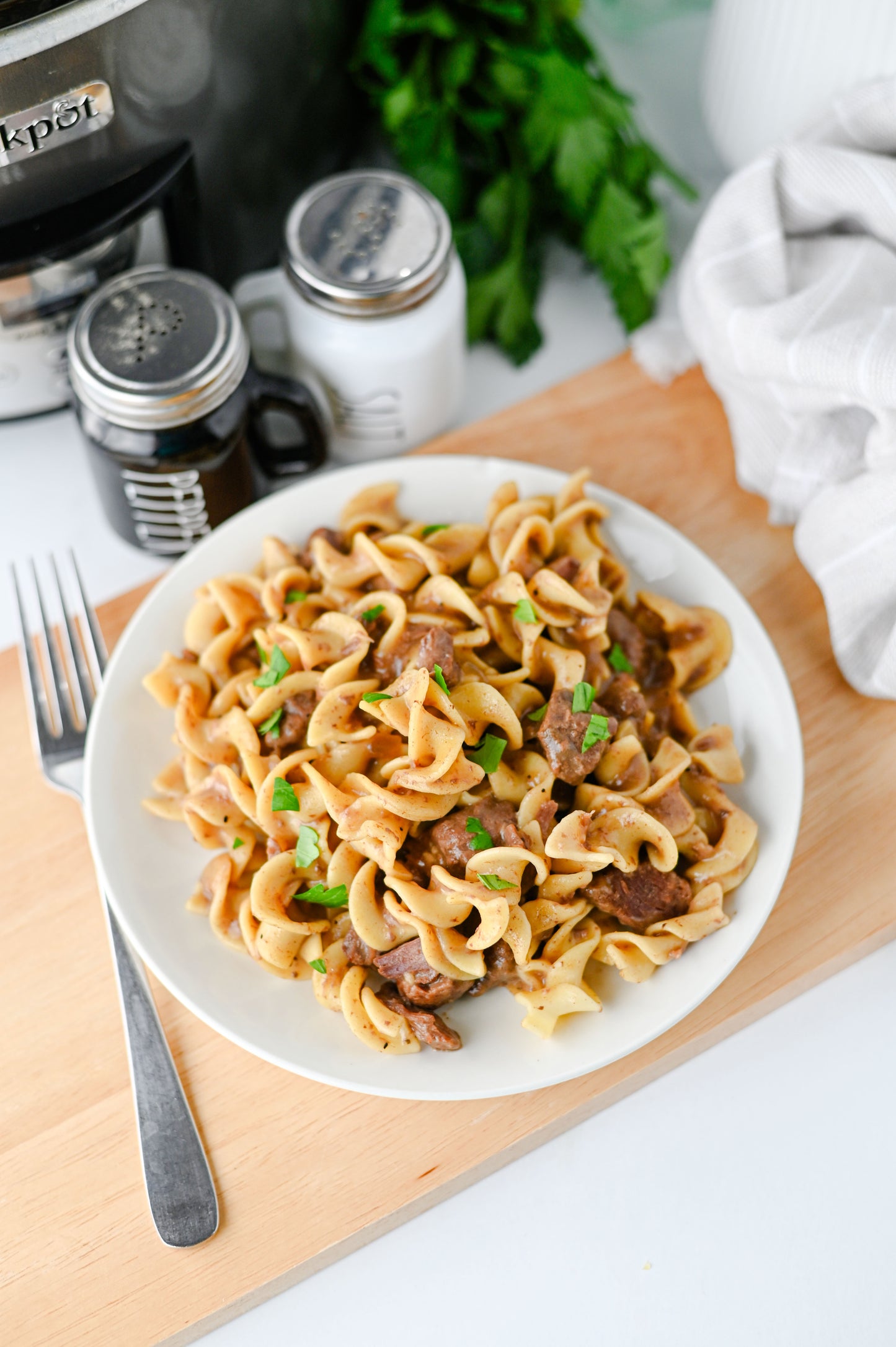 Crock Pot Beef and Noodles Set #4