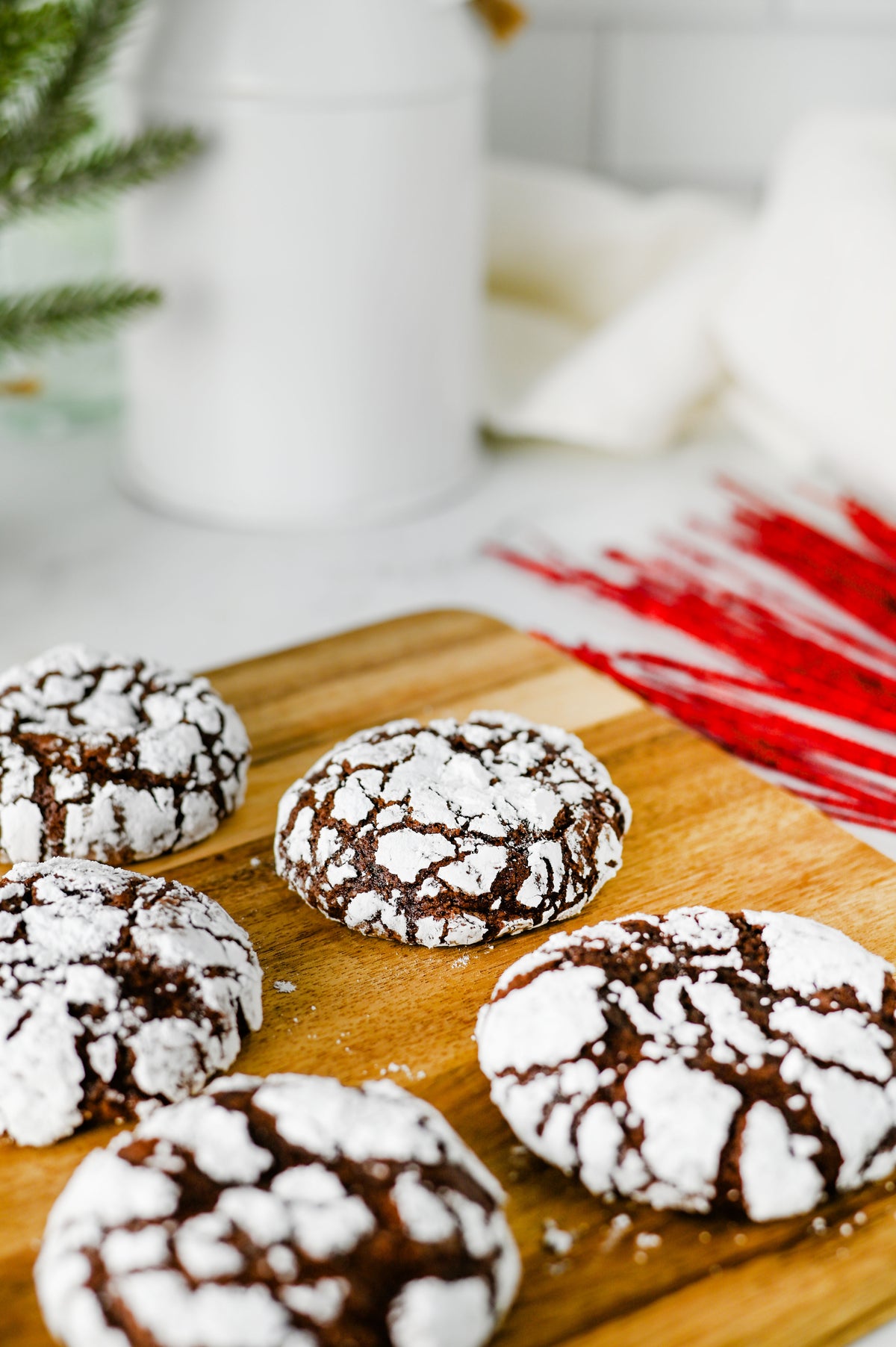 Chocolate Crinkle Cookies Set #4