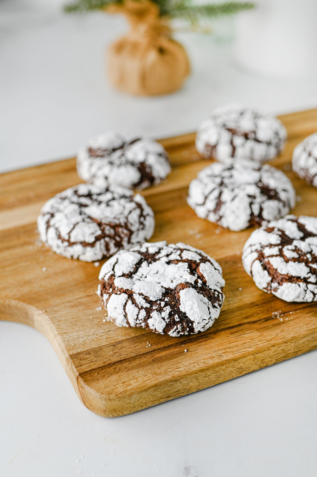 Chocolate Crinkle Cookies Set #4