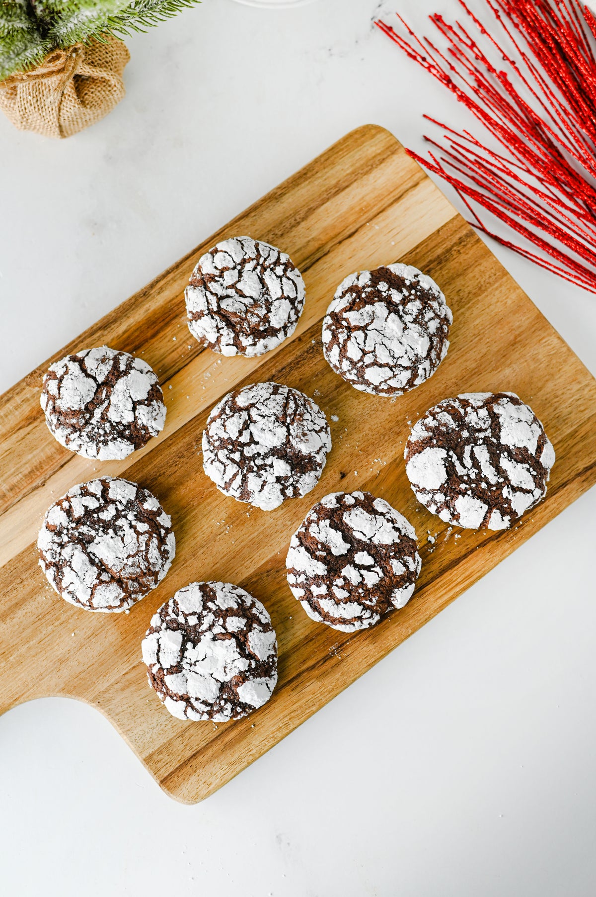 Chocolate Crinkle Cookies Set #4