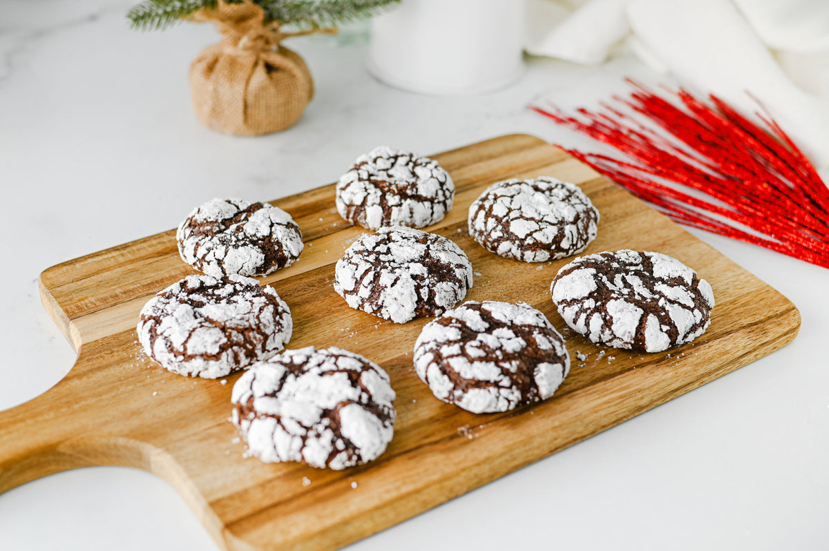 Chocolate Crinkle Cookies Set #4