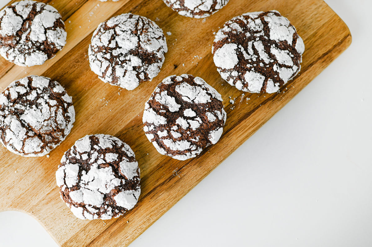 Chocolate Crinkle Cookies Set #4