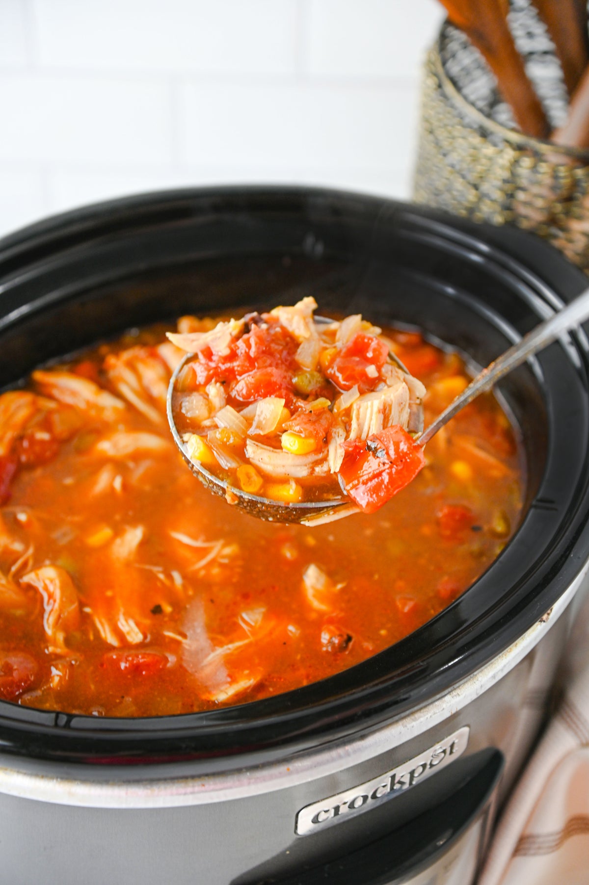Slow Cooker Enchilada Soup Set #4