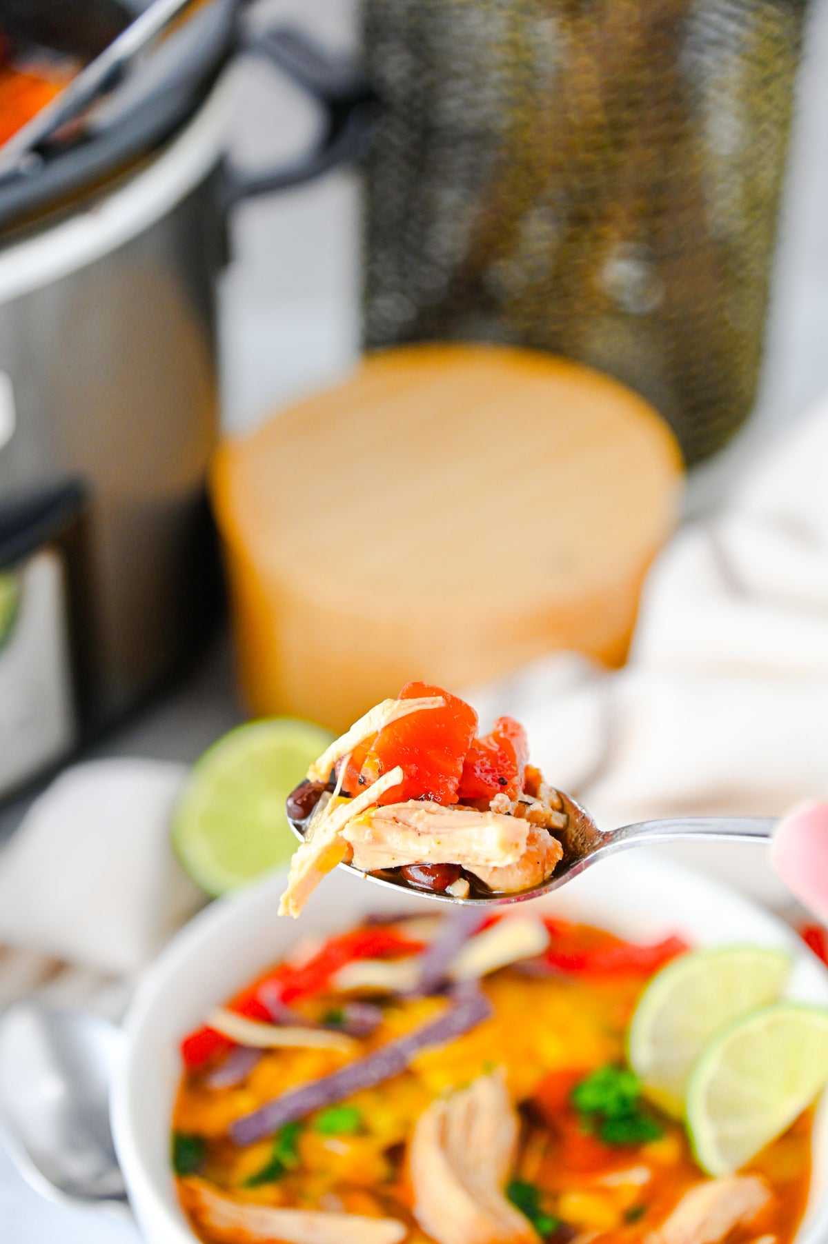 Slow Cooker Enchilada Soup Set #4