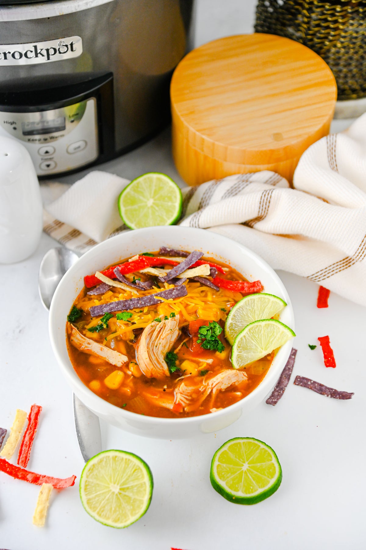 Slow Cooker Enchilada Soup Set #4