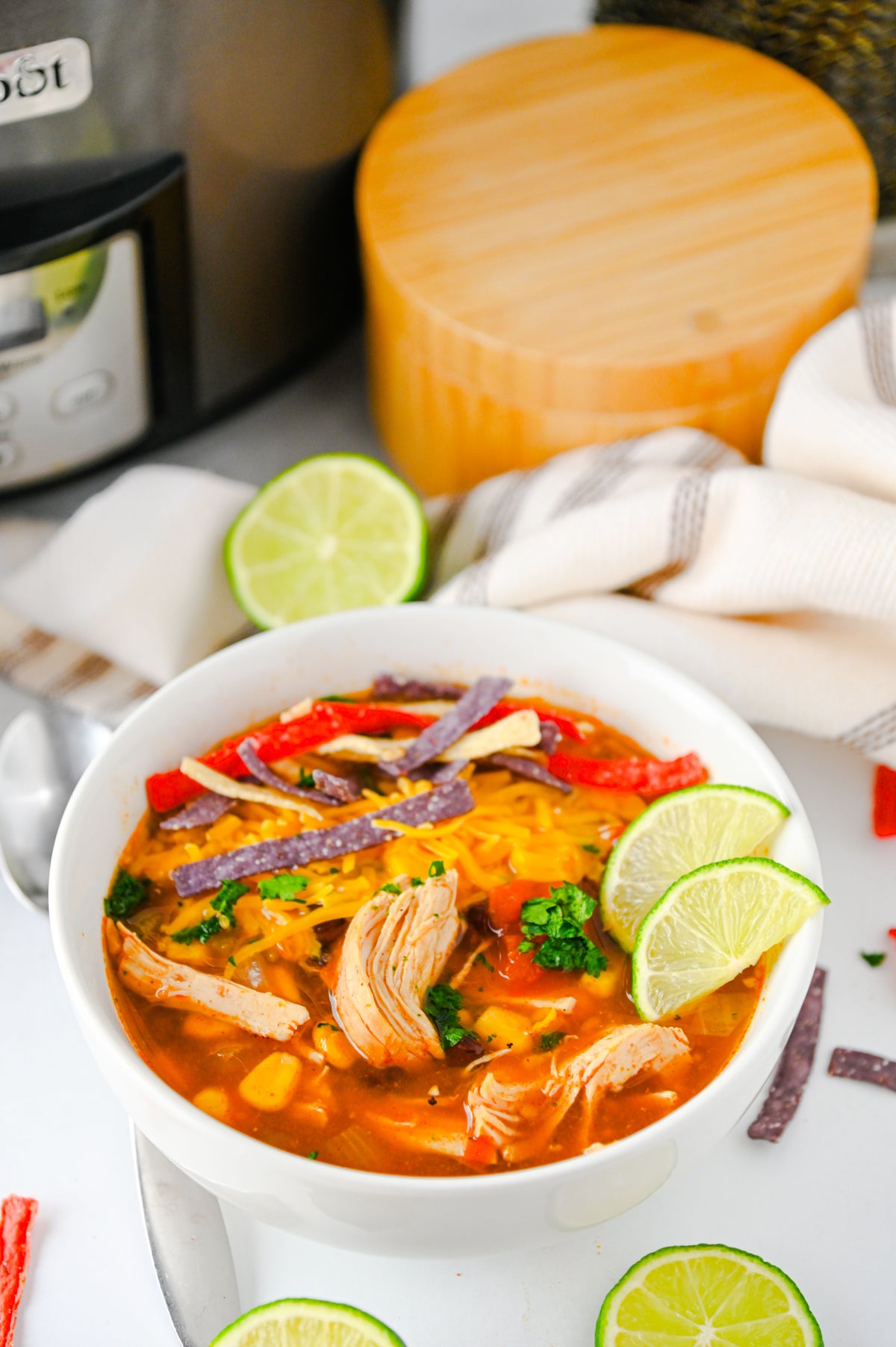 Slow Cooker Enchilada Soup Set #4