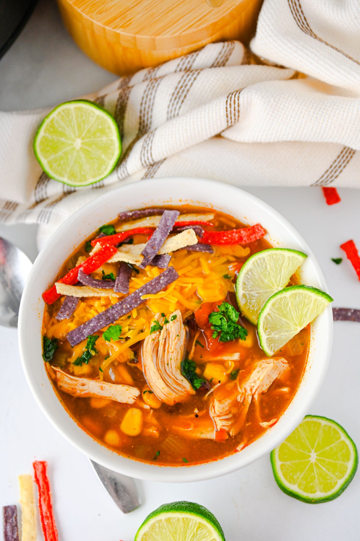 Slow Cooker Enchilada Soup Set #4