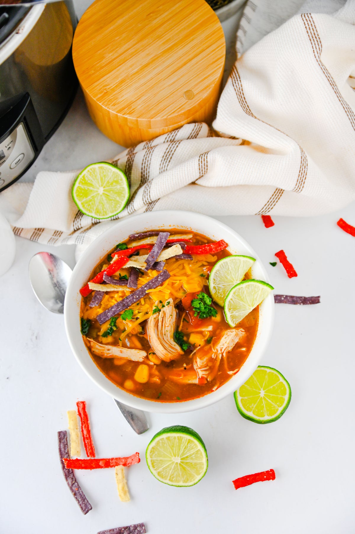 Slow Cooker Enchilada Soup Set #4