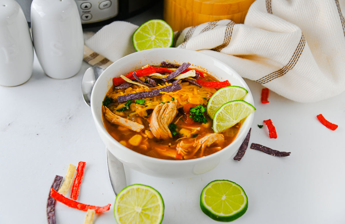 Slow Cooker Enchilada Soup Set #4