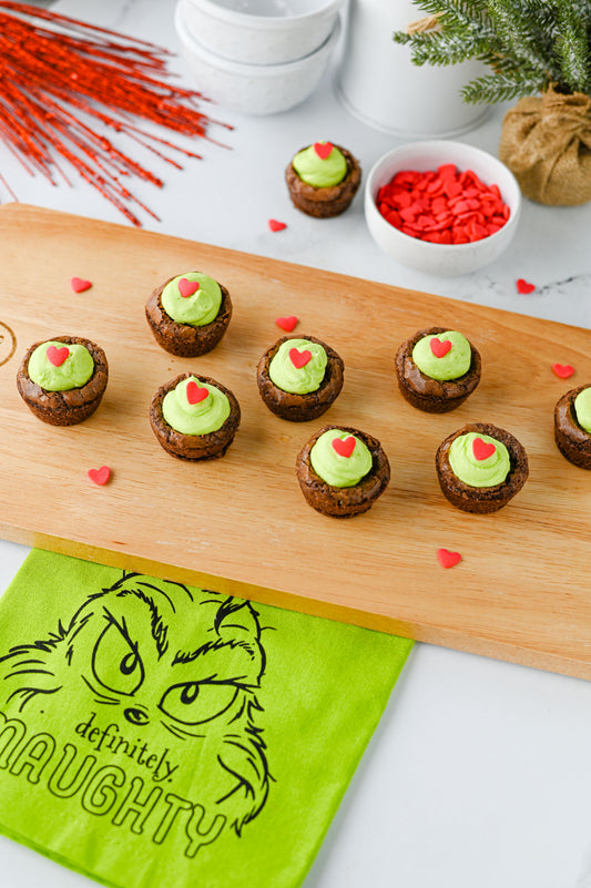 Grinch Brownie Bites Set #4