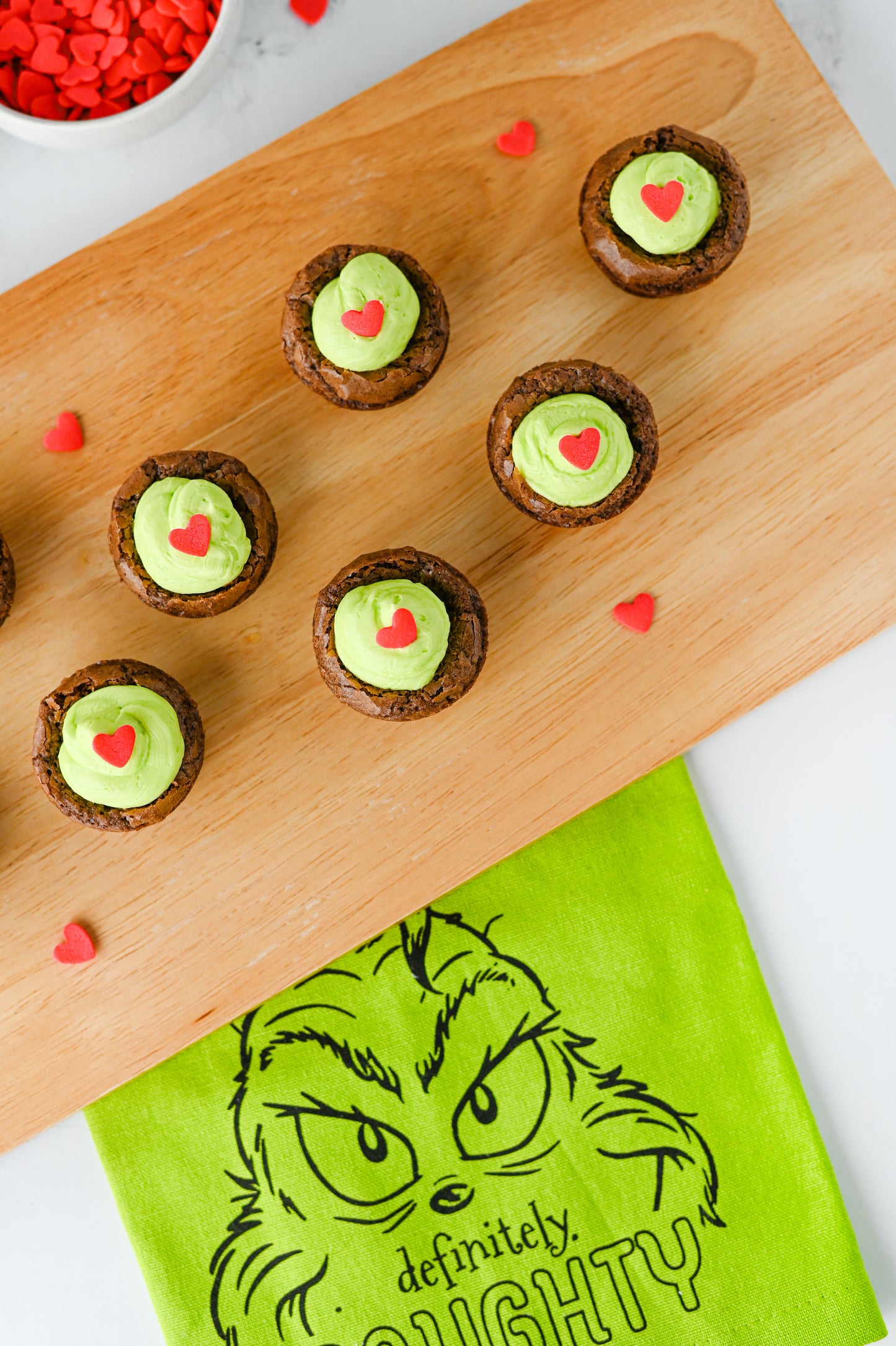 Grinch Brownie Bites Set #4