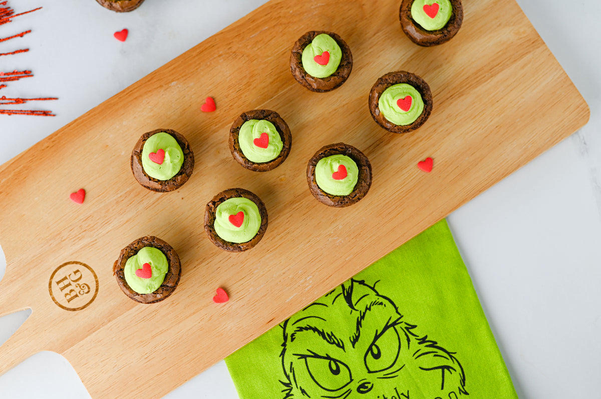 Grinch Brownie Bites Set #4