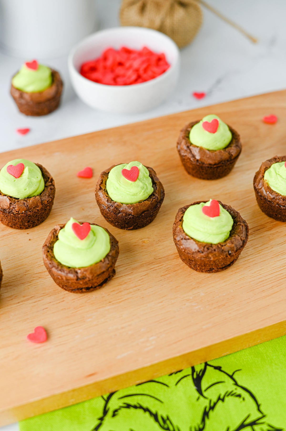 Grinch Brownie Bites Set #4