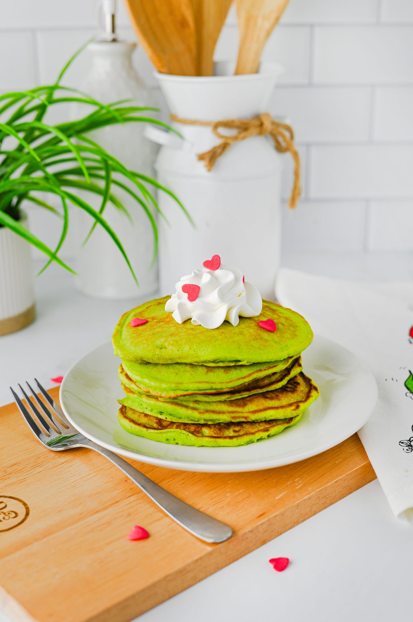 Grinch Pancakes Set #4